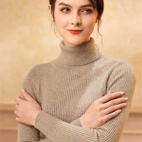Hazel - Timeless Ribbed Turtleneck