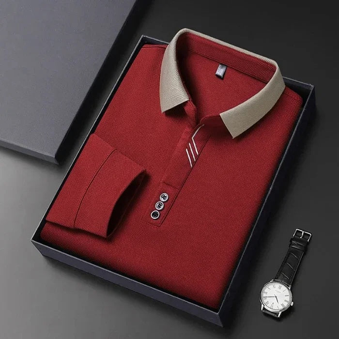 Austin - Long Sleeve Business Casual Polo