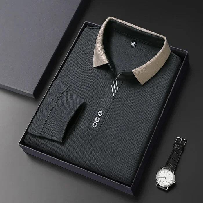 Austin - Long Sleeve Business Casual Polo