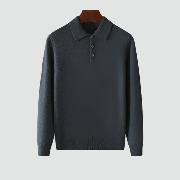 Jonathan - Classic Polo Wool Sweater