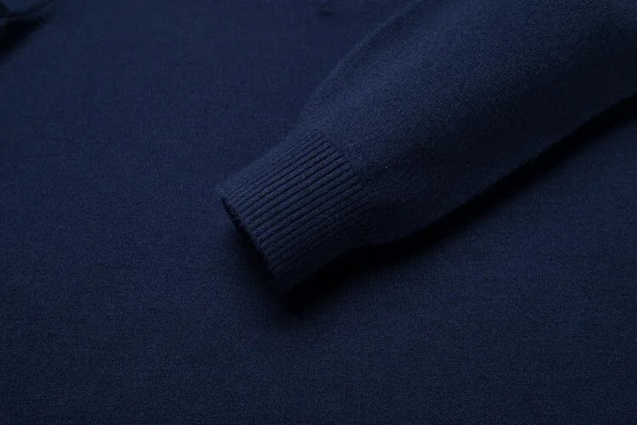 Artam - Warm Knit Long-Sleeve Polo