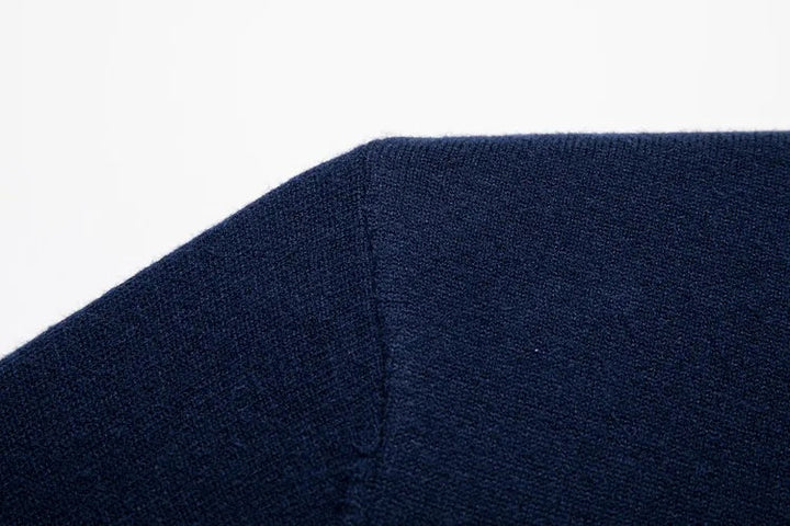 Artam - Warm Knit Long-Sleeve Polo