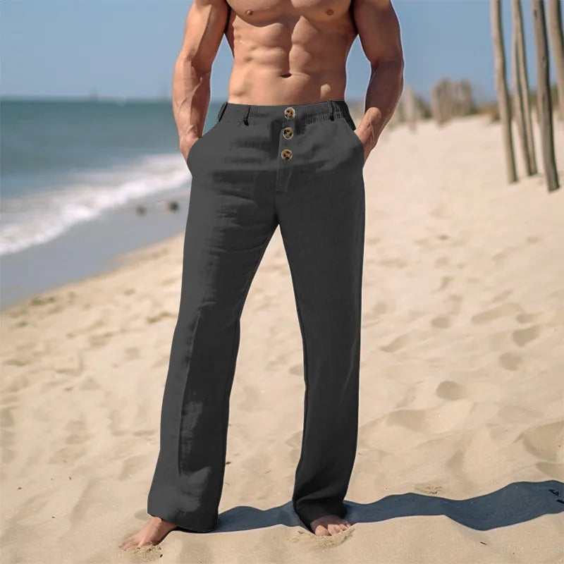 Elías - Seaside Linen Trousers