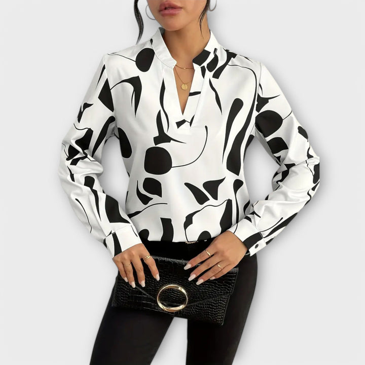 Celina - Elegant Blouse With Design