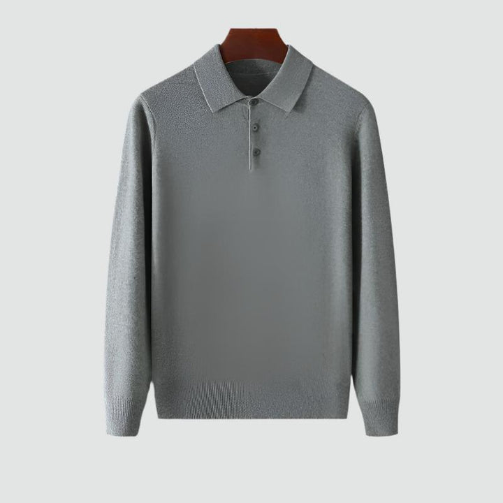 Jonathan - Classic Polo Wool Sweater