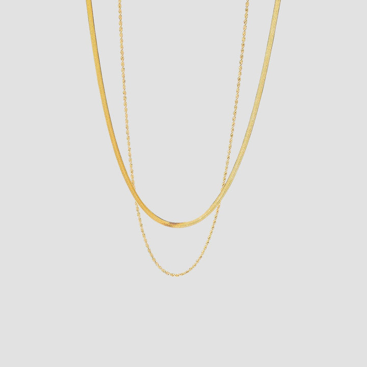 Hailey™ | Layered Gold Chain Necklace