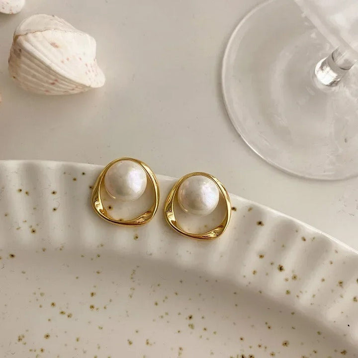 Fabienne™ | Vintage Pearl Earrings