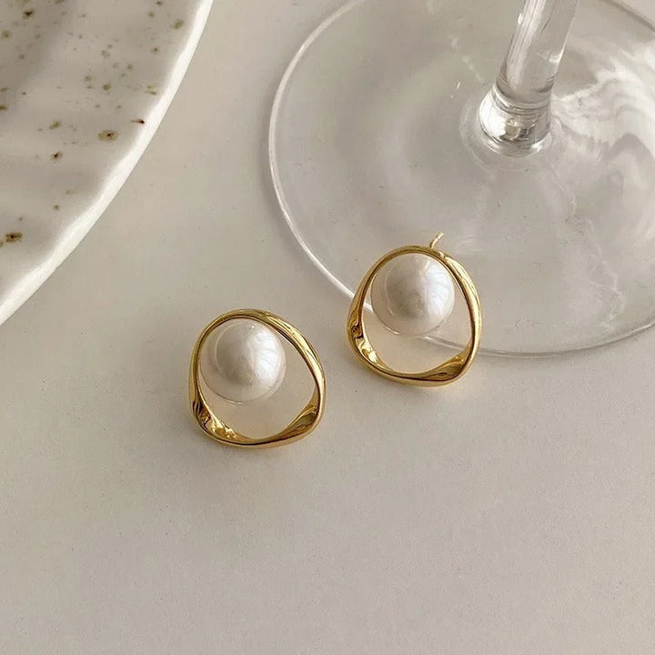 Fabienne™ | Vintage Pearl Earrings
