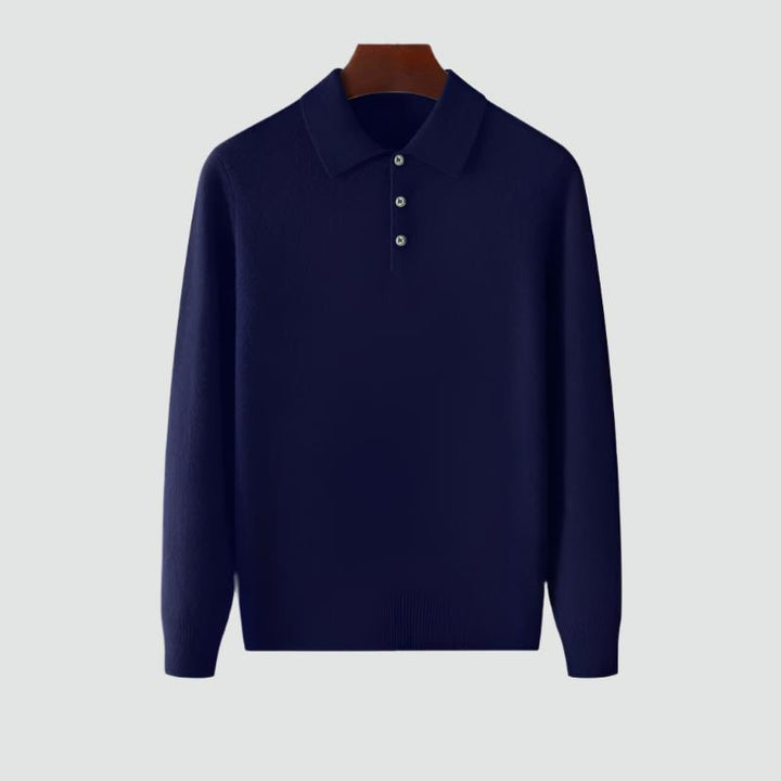 Jonathan - Classic Polo Wool Sweater