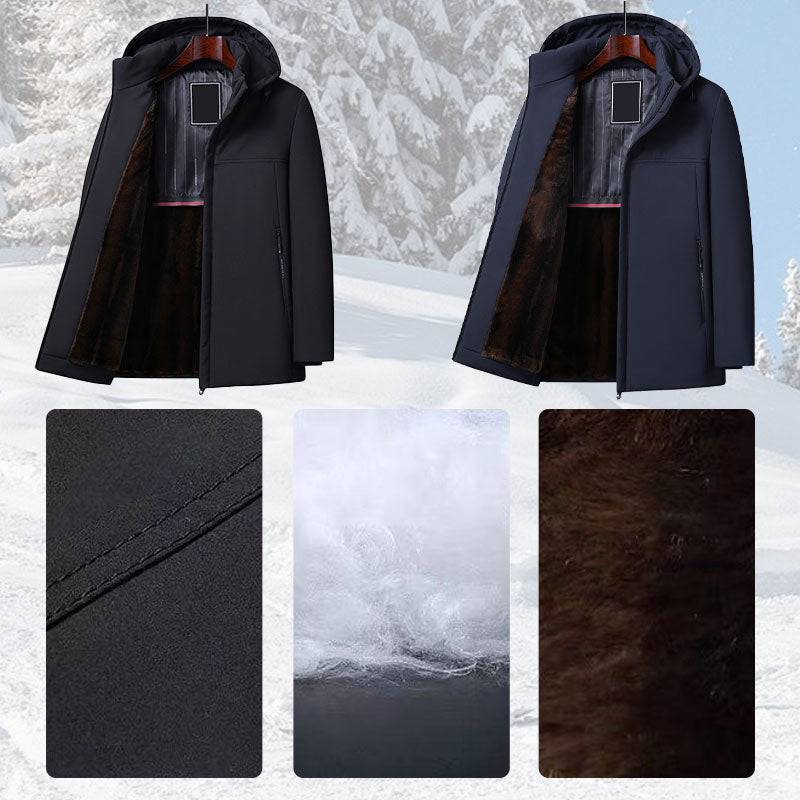Maxx- Stylish Thick Hooded Parka Coat