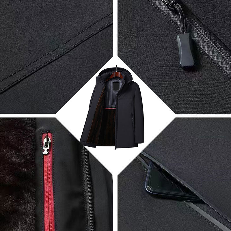 Maxx- Stylish Thick Hooded Parka Coat
