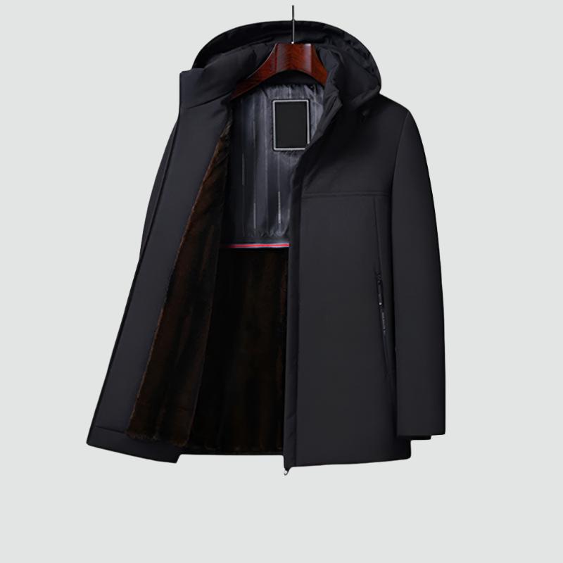 Maxx- Stylish Thick Hooded Parka Coat